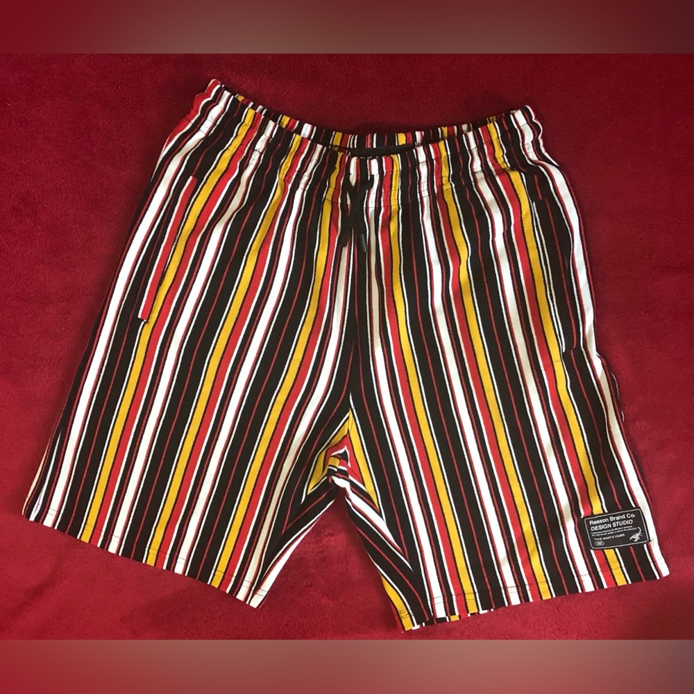 Reason Striped Shorts-Size Small